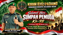 Kolonel Inf Faiq Fahmi, Dandim 0312/Padang, Teguhkan Persatuan Bangsa melalui Pesan Sumpah Pemuda ke-98 di Kota Padang