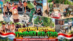 Tanamkan Semangat Gotong Royong Sejak Dini, Siswa SDN 09 Paninggahan Ikut Bantu Pembangunan Bak Air Bersih