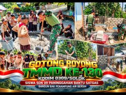 Tanamkan Semangat Gotong Royong Sejak Dini, Siswa SDN 09 Paninggahan Ikut Bantu Pembangunan Bak Air Bersih