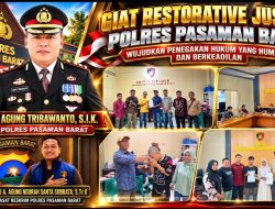Kapolres Pasbar AKBP Agung Tribawanto Perkuat Kepercayaan Publik Melalui Penegakan Hukum Humanis dan Proporsional