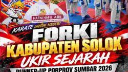 FORKI Solok Ukir Sejarah di Porprov Sumbar 2026, Hafni Hafiz: Perjuangan Atlet Harus Mendapat Perhatian