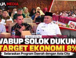 Pemkab Solok Dukung Target Pertumbuhan Ekonomi 8 Persen, Selaraskan Program Daerah dengan Asta Cita