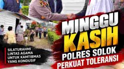 Polres Solok Perkuat Silaturahmi Lintas Agama, Kamtibmas Dibangun Melalui Pendekatan Humanis