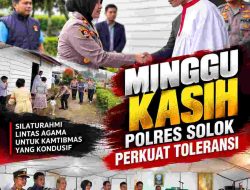 Polres Solok Perkuat Silaturahmi Lintas Agama, Kamtibmas Dibangun Melalui Pendekatan Humanis