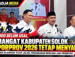 Galodo Belum Usai, Semangat Kabupaten Solok di Porprov 2026 Tetap Menyala
