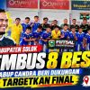 Futsal Kabupaten Solok Melaju ke 8 Besar, Wabup Candra Beri Suntikan Semangat