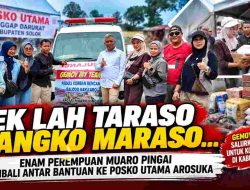 DEK LAH MARASO MANGKO TARASO, GEMOY MY TEAM KEMBALI ANTAR BANTUAN KE AROSKA