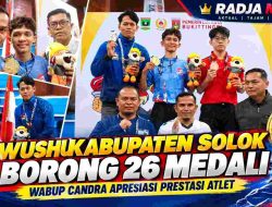 Wabup Candra Apresiasi Perjuangan Atlet Wushu Solok, 26 Medali Jadi Kebanggaan Daerah